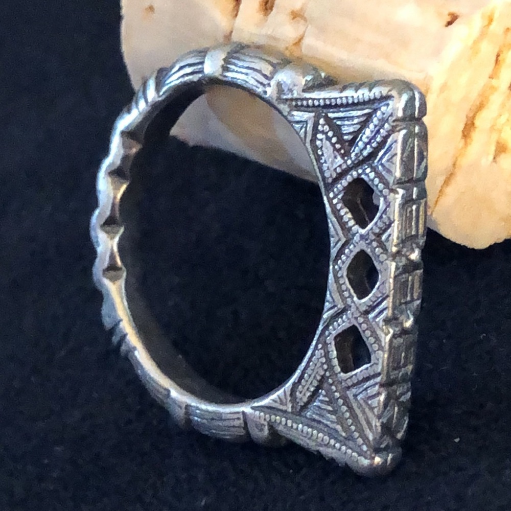 Custom Antiqued Silver/925 Bonita Ring NWT